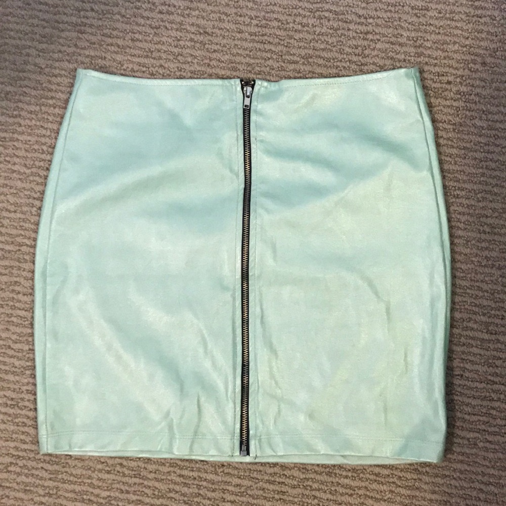 Pleather skirt!